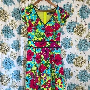 Modcloth Colorful Floral Maxi Dress